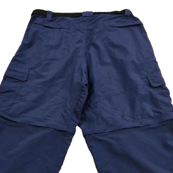 American Outback Navy Blue Outdoor Pants Convertible Shorts - Picture 3 of 8